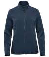 KBR-1W Stormtech Ladies Narvik Soft Shell Jacket Navy colour image